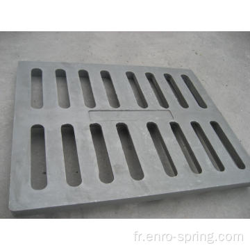 Grille composite de drainage de l&#39;eau en fibre de verre FRP 500 * 500